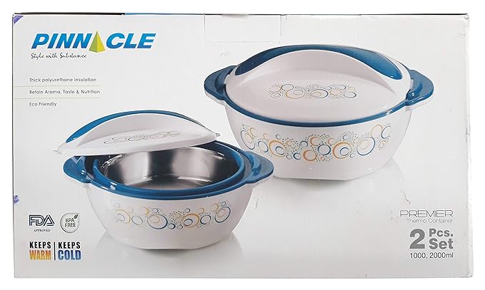 Pinnacle Premier Thermo Container (Casserole), Set of 2 Pinnacle Premier Thermo Container (Casserole), Set of 2